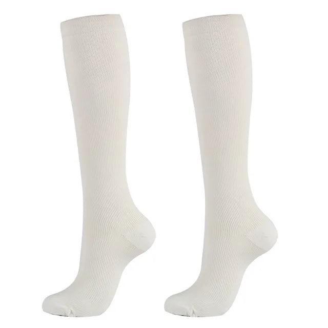 1 Pair Compression Socks Women And Men Stockings Best Medical Nursing Hiking Travel Flight Socks Running Fitness Socks