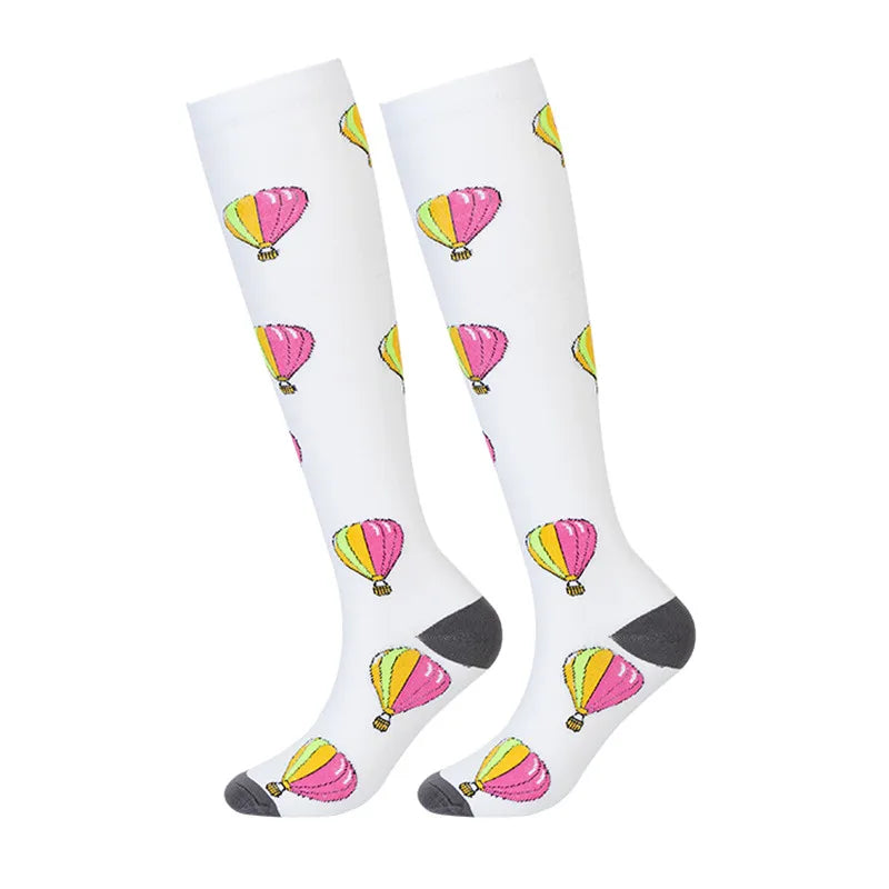 Compression Socks For Women & Men Circulation Compression Socks Knee High Best For Running,Medical,Nurse,Travel,Cycling,Diabetes