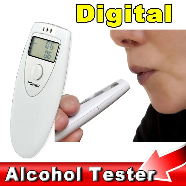 Portable Inhaler Alcohol Meters LCD Digital Alcohol Breath Tester Handheld Analyzer Breathalyzer Digital Alcohol Detector Test