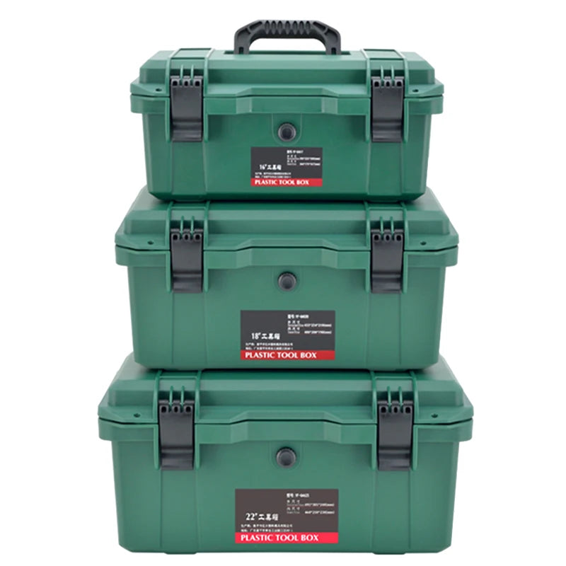 ABS Plastic Tool Box Safety Waterproof Seal Tool Case Equipment Toolbox Instrument Case Storage Suitcase Impact Resistant Case