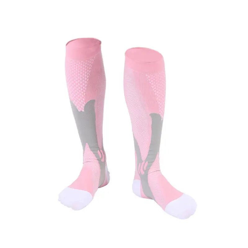 Compression Stockings Blood Circulation Promotion Slimming Compression Socks Anti-Fatigue Comfortable Solid Color Socks