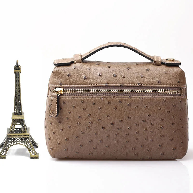 TOPHIIGH Newly Handbag Fashion Portable Make Up Bag For Women Clutch Snake Red Coffee Ladies Hand Bag Purse Ins Hot Selling