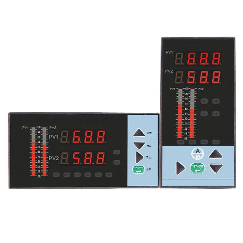liquid level controller dual channels 4-20mA display meter 2 ways input pressure display meter with 4 relays output