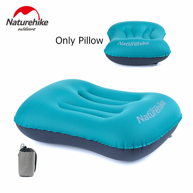 Naturehike Inflatable Pillows Ultralight Camping Pillow Portable Neck Inflatable Seat Travel Pillow Hiking Sleeping Air Pillow