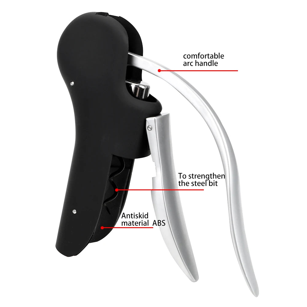 Professional Wine Corkscrew Manual Foil Cutter Bottle Openers Wine Cork Openers For Kitchen Bar Accessories
