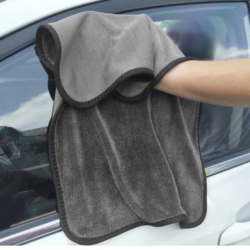40x40/40x60/60x90CM Microfiber Towels 600GSM Ultra-Thick Car Washing Towel Auto Extra Soft Rag Car Care Cleaning Drying Cloth
