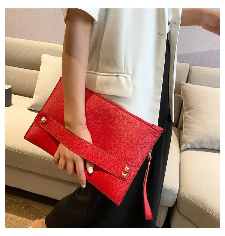 Fashion Luxury Handbag Women Bags PU Leather Designer Ladies Evening Envelope Bag Female Day Clutches 2026 New Lady Clutch Purse
