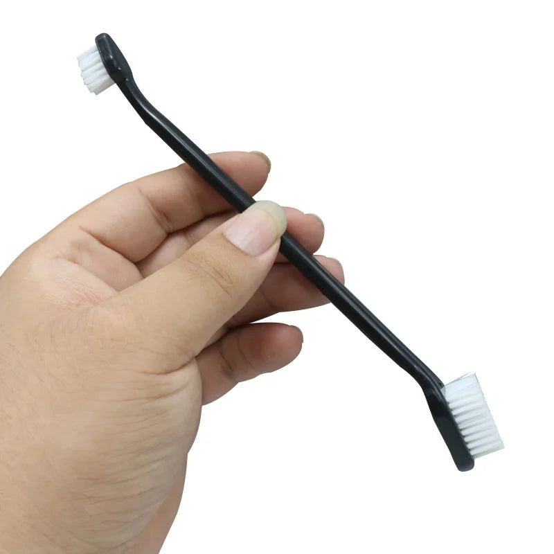 1~10 Pcs Car Double-head Detail Brush Hard Burrs Tire Wheel Brush Car Cleaning Crevice Brush Car Cleaning Tools