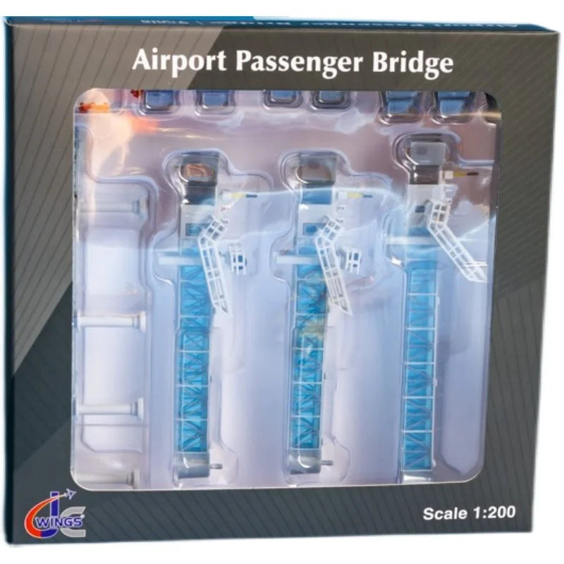 1:200 Plastic Collectible Airport Passenger Bridge Gift JC Wings LH2278 Blue for Airbus A380 Model