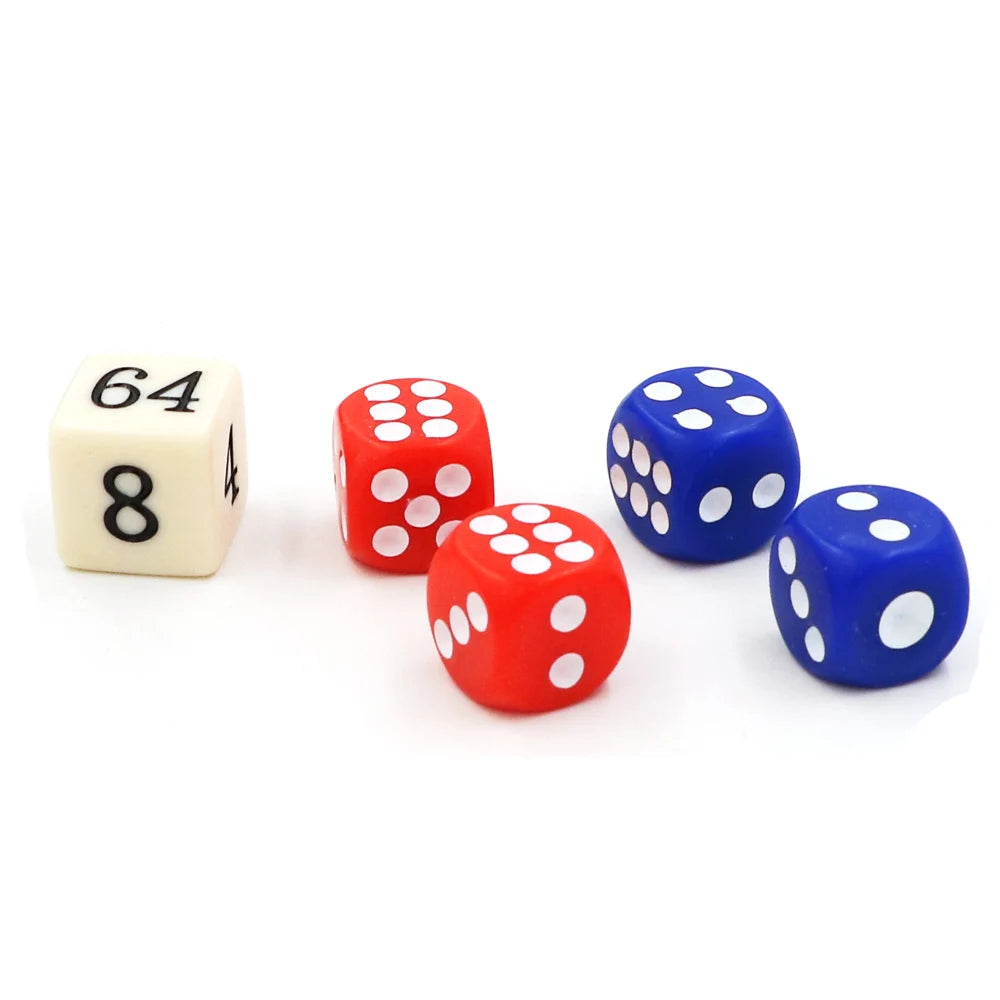 High quality 14mm New Acrylic Colorful Backgammon Dice Set Game Dice