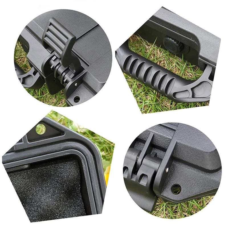 ABS Plastic Safety Equipment Tool Box Waterproof Sealed ToolBox Impact Resistant Tool Case Suitcase with Pre-cut Sponge