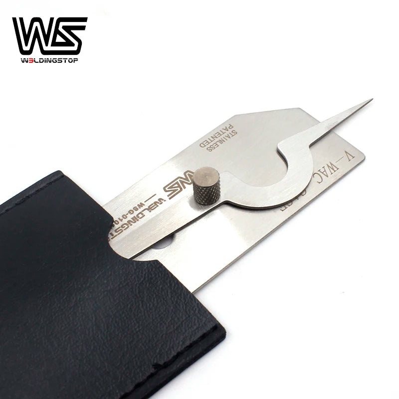 V-WAC Welding Gauge Gage Weld Biting Edge Undercut Inspection Gage Metric mm Reading