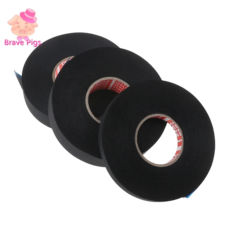 1Pc Tesa 51036 Adhesive Cloth Tape Fabric Wiring Loom Harness Length 25m