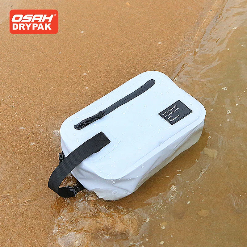 OSAH 2L Cosmetic Bag Workout Pack Toiletry Kit Anti-Dirt PVC Waterproof Beach Swimming Minimalism Bag Camping Travel Sport Large