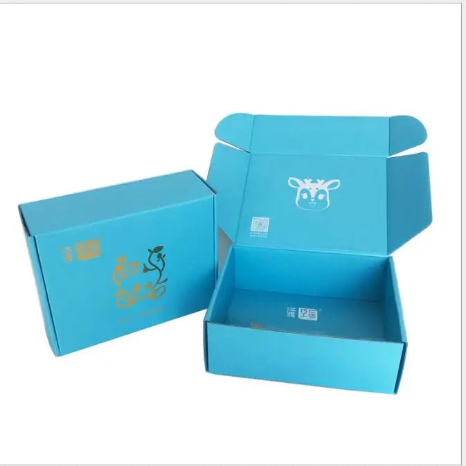 paper box Custom boxes  gift box bag Corrugated paper shipping mailer boxes Printed logo Packaging Clothes shirt Box 100PCS/lot