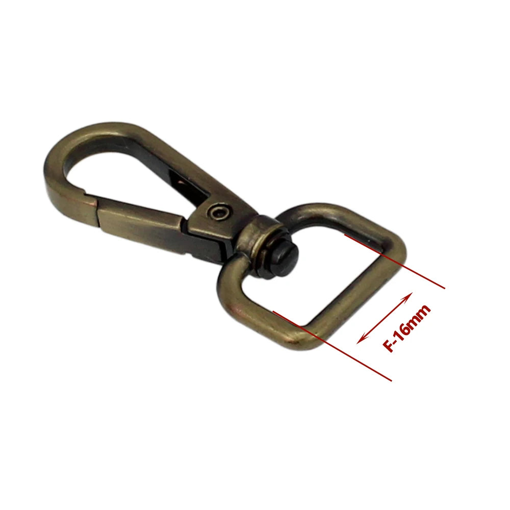50Pcs Metal Swivel Leather Bag Handbag Purse Shoulder Strap Belt Clip Trigger Buckle Keychain Key Ring Dog Chain Collar Clasp