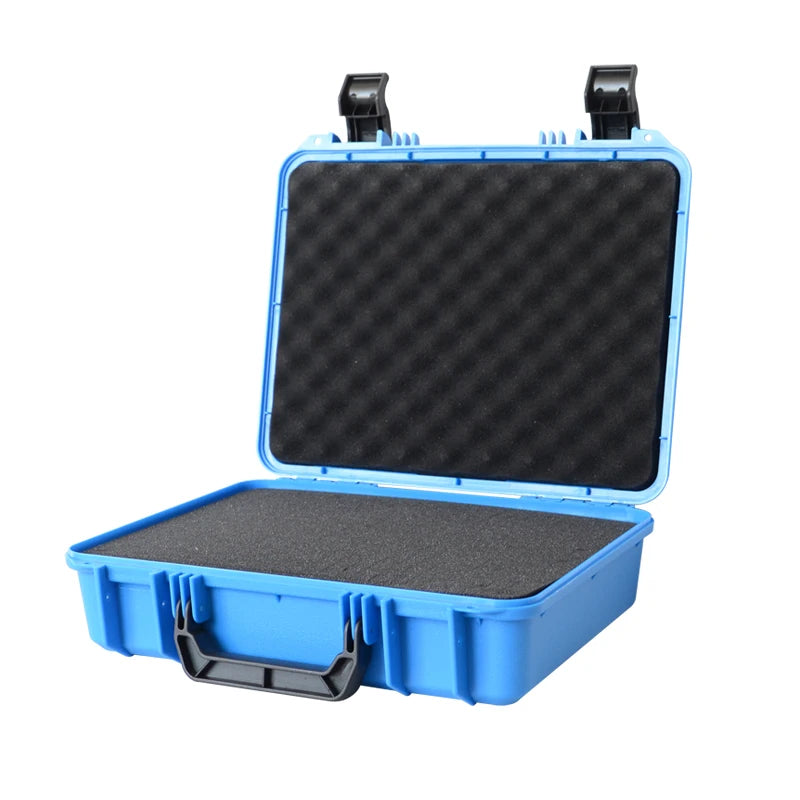 Portable Plastic Tool Box Impact resistance Carry Case Bag Tool Kit Hardware ToolBox W/Sponge Organizer Storage Box 35x27x9.5CM