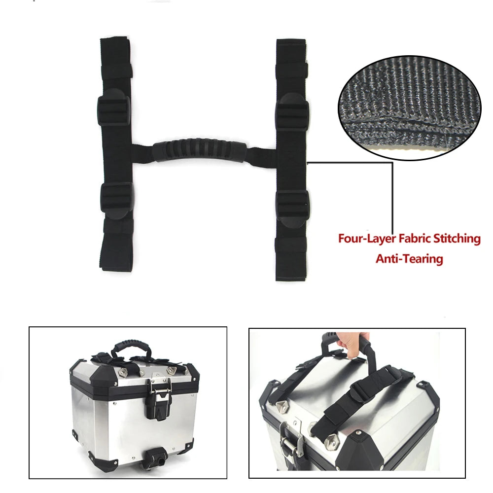 For Benelli TRK702 X For BMW R1200GS Adventure R1250GS Adv LC F850GS Handle Strip Luggage Strap For Pannier Side Aluminum Box