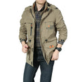 Men's Windbreaker Tactical Waterproof Jacket Skin Soft Shell Clothes Flight Pilot Hood Coat Climbing Field Jacket