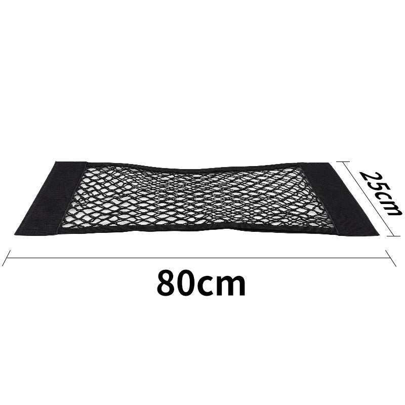 Car Trunk Storage Bag Nylon Mesh Nets Auto Trunk Rear Organizer Elastic String Luggage Holder Pocket for Car Stowing Tidying