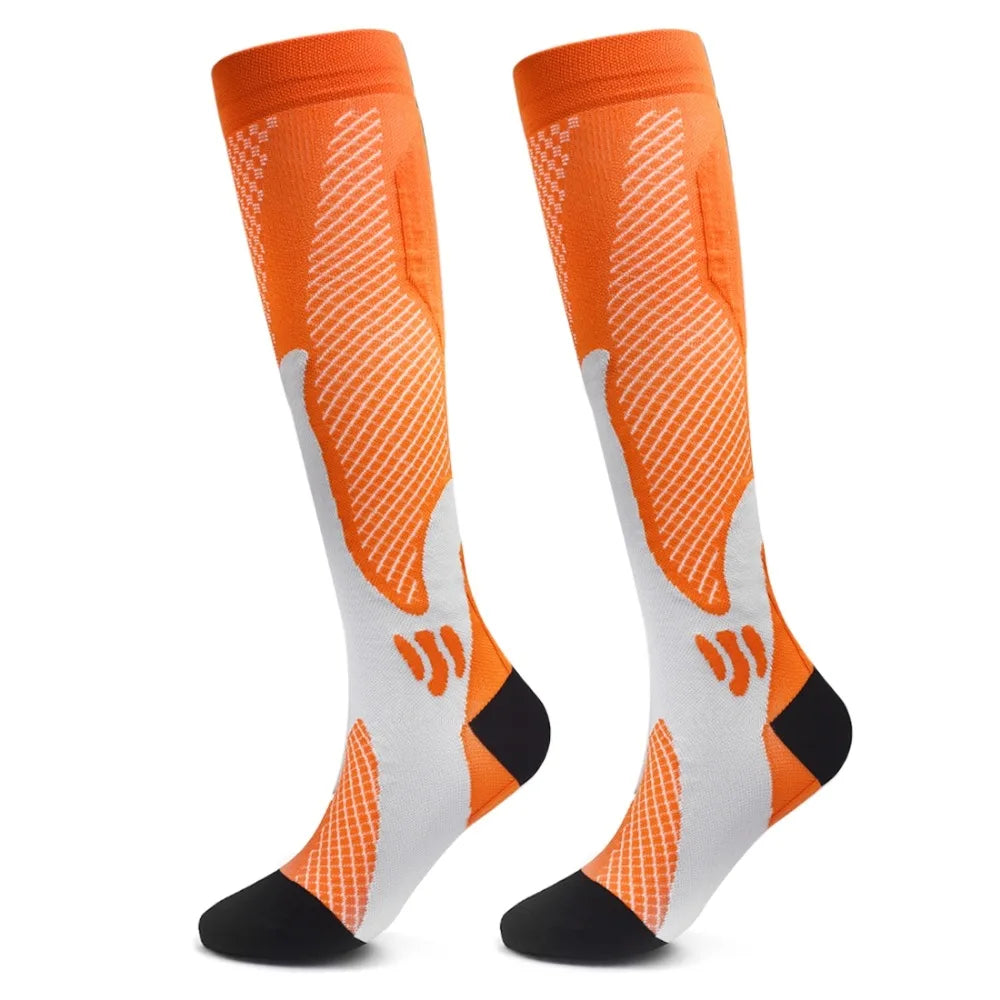Running Compression Socks Men Varicose Veins Socks Anti Fatigue Medical Edema Care Sports Socks Mountain Cycling Outdoor Travel