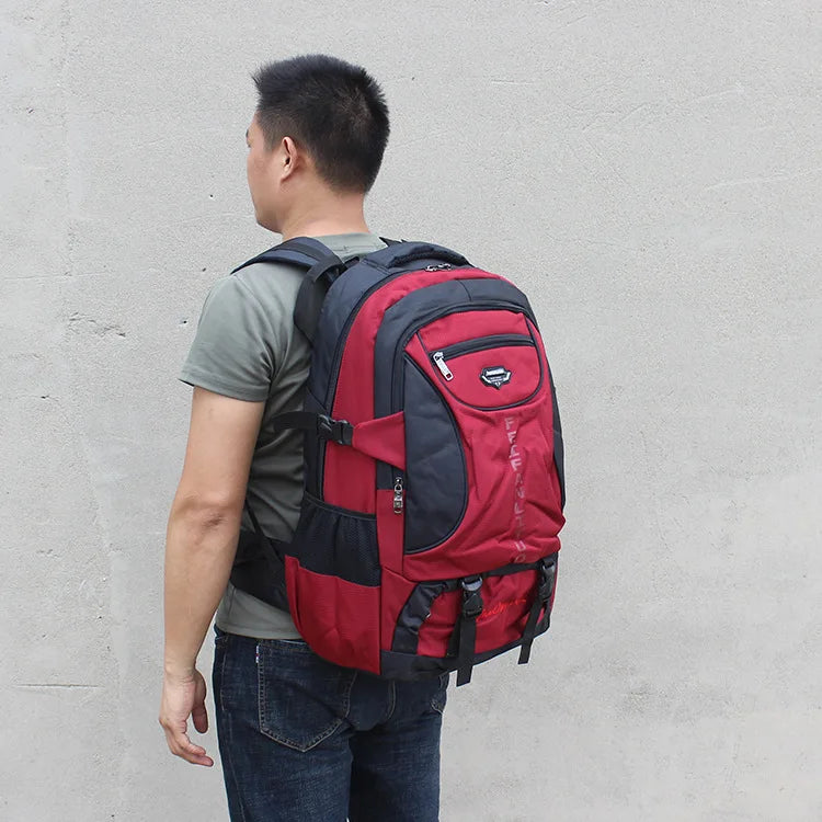 Outdoor 70L Large Capacity Wear Resistance Waterproof Backpack Men Women Trekking Camping Mountaineering Travel Luggage Bag