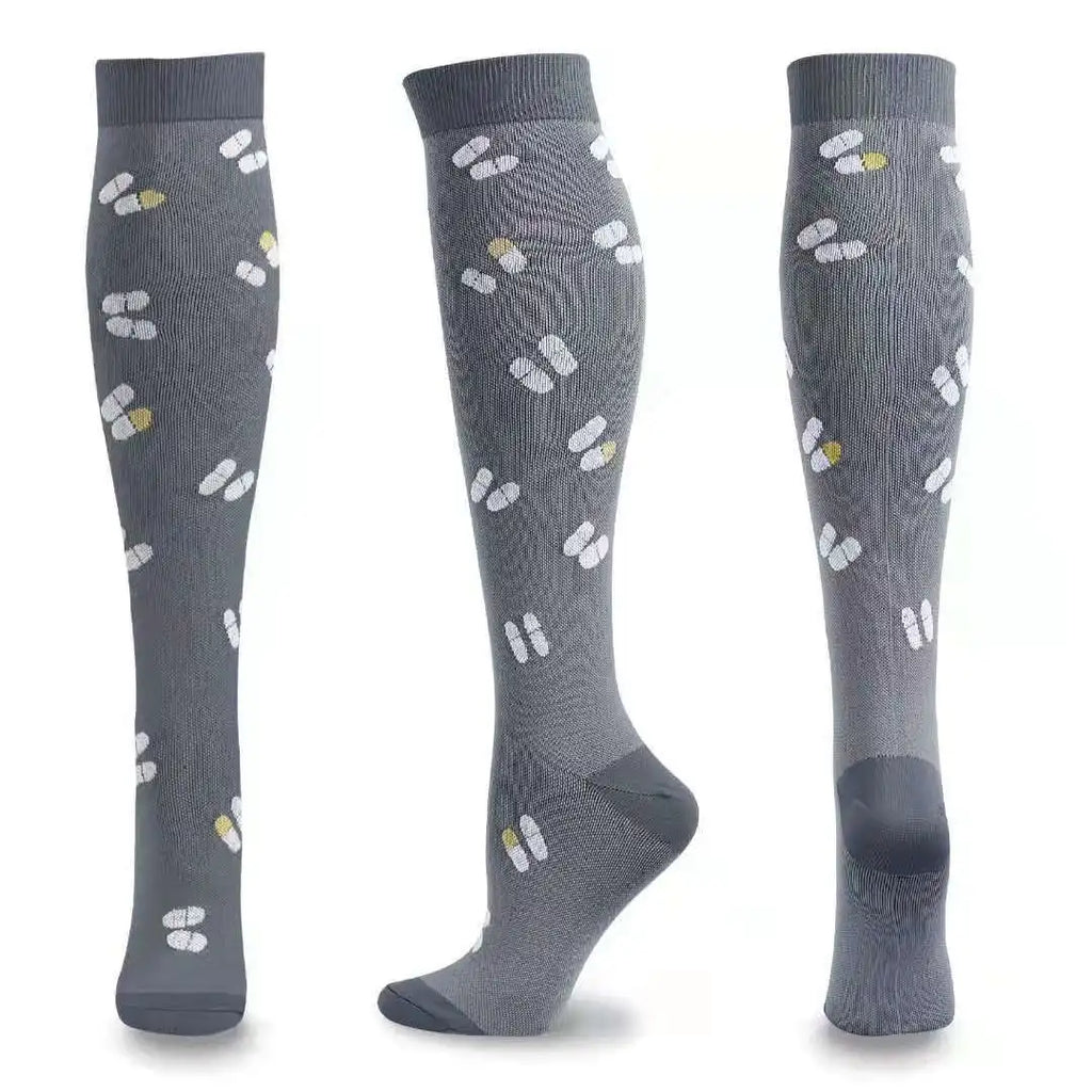 Compression Socks For Women & Men Circulation Compression Socks Knee High Best For Running,Medical,Nurse,Travel,Cycling,Diabetes