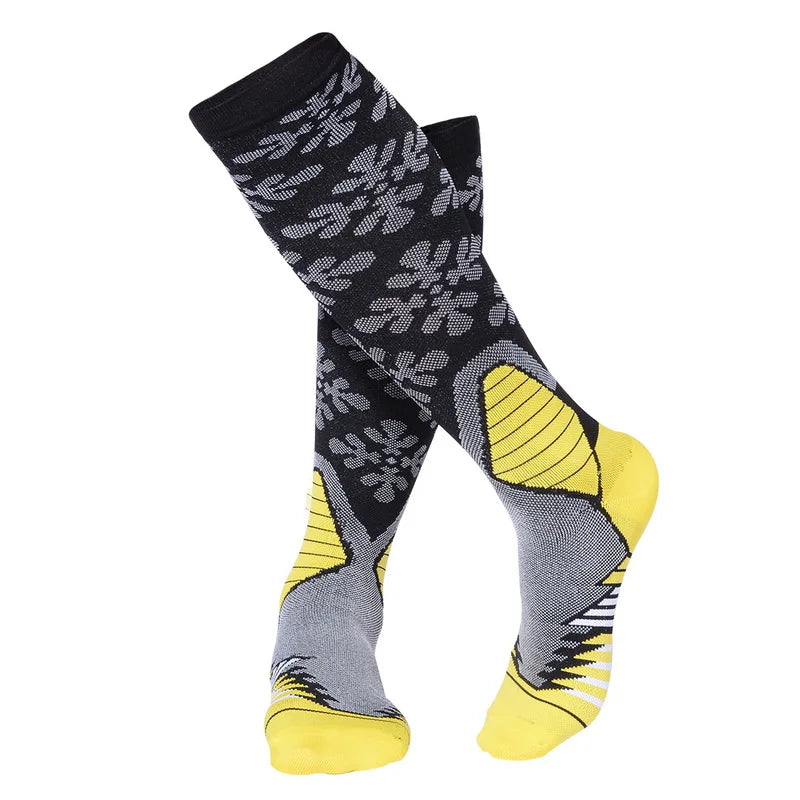 Compression Stockings Blood Circulation Promotion Slimming Compression Socks Anti-Fatigue Comfortable Solid Color Socks