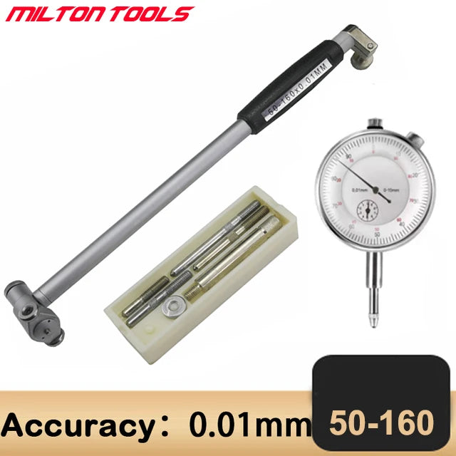 18-35mm 35-50mm 50-160mm/0.01mm Dial Bore Gauge Center Ring Dial Indicator Micrometer Gauges Measuring Tools
