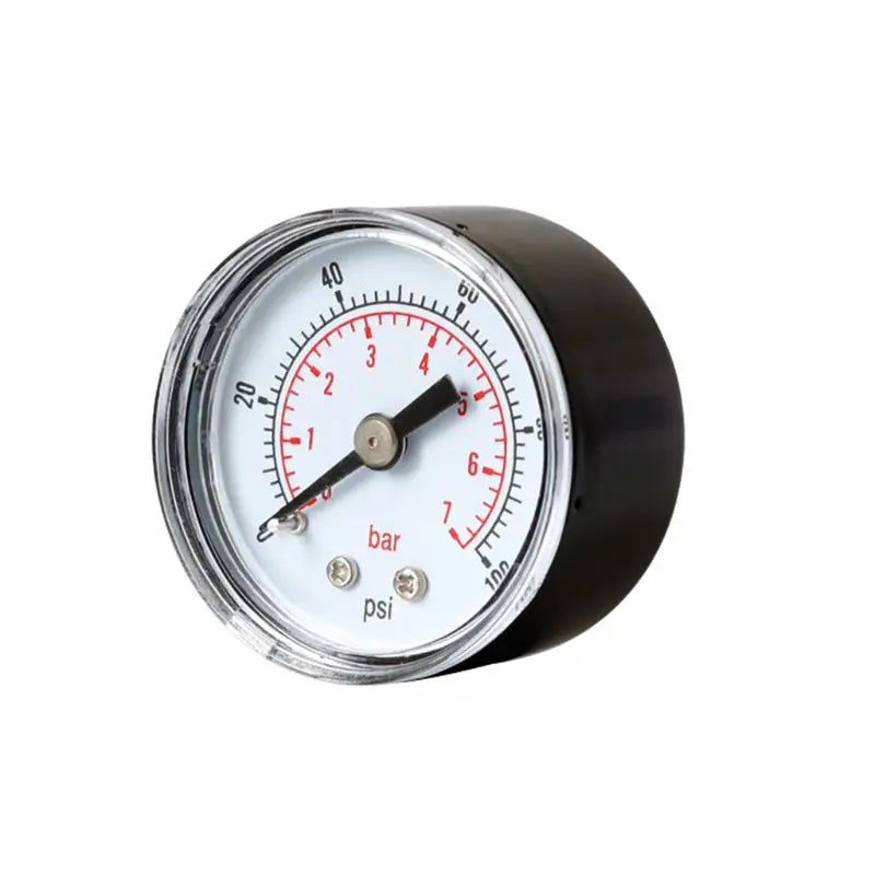 Pressure Gauge 40mm 1/8 BSPT Rear Back 15-300 PSI & Bar for  Air Gas Wate Fuel