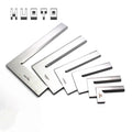 80*50mm 125*80mm 160*100mm 200*125mm Bladed 90 Degree Angle Try Square ruler Broadside Knife-Shaped Angle Blade Ruler Gauge tool