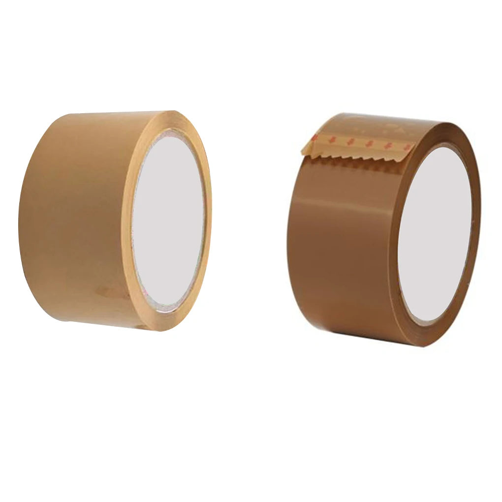 Brown Kraft Paper Tape Recyclable Packing Tape Ecofriendly Self Adhesive Gumed Kraft Tape for Packing Shipping