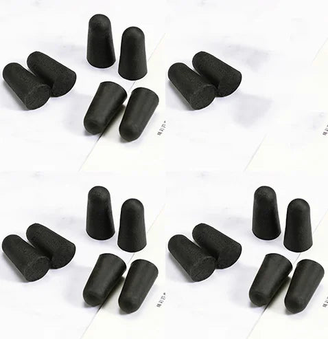 20PCS/10 Pairs Comfort Earplug Noise Reduction Foam Soft Ear Plugs Noise Reduction Tapered Earplugs Protective for Sleep Travel