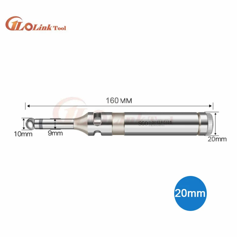 Optical Edge Finder LED Electronic Buzzer Lathe Edge Finding Equipment 16mm Touch Point Sensor Measuring Instrument Milling Tool