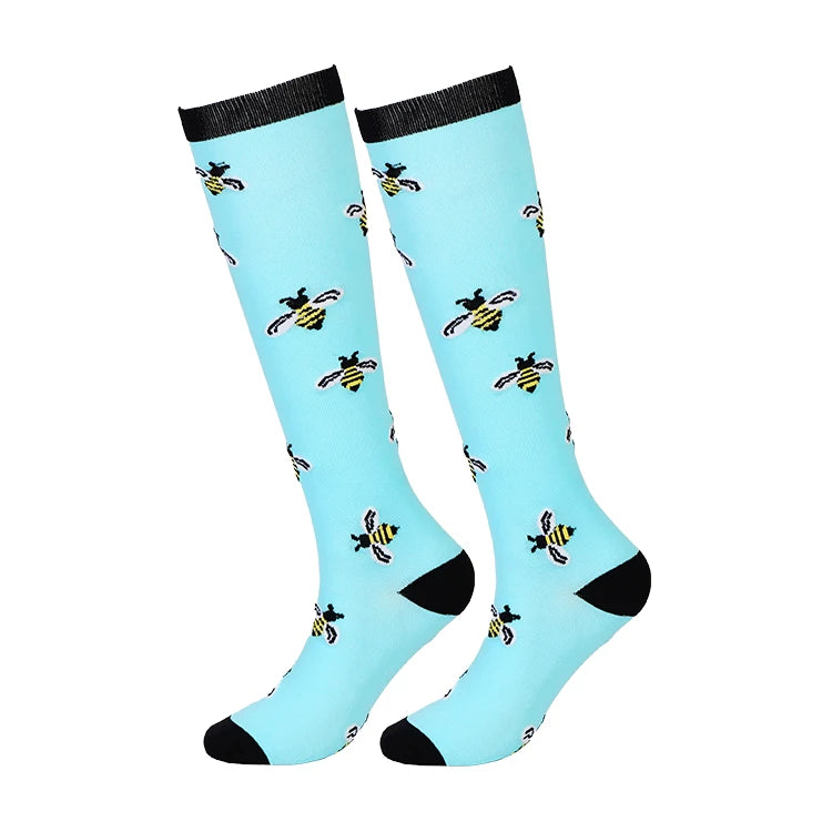 Compression Socks For Women & Men Circulation Compression Socks Knee High Best For Running,Medical,Nurse,Travel,Cycling,Diabetes