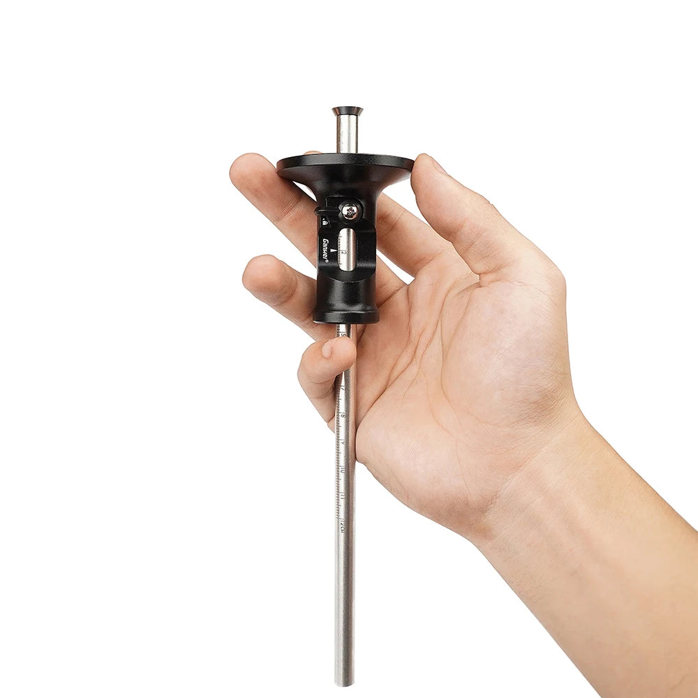 Precision European Scriber Ruler Marking Gauge Fine-tuning Automatic Alloy Line Scribing Depth Measurement Tools