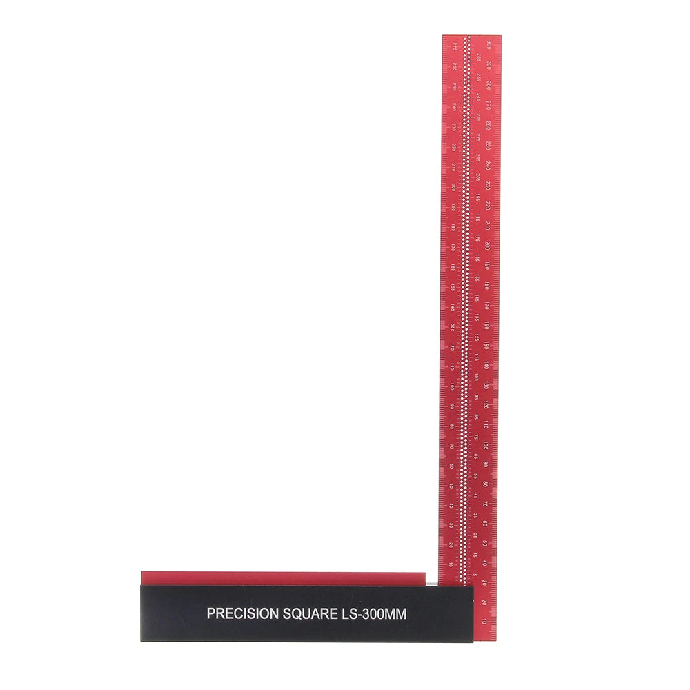Precision Square 300mm T Speed Measurements Ruler for Measuring and Marking Woodworking Carpenters Framing Carpentry Use