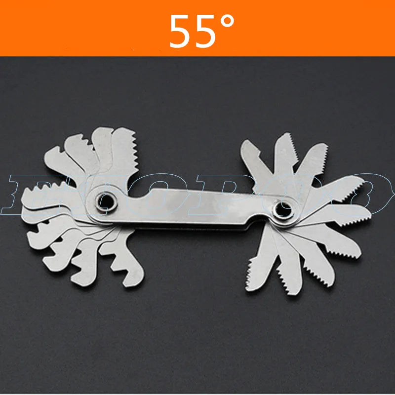 Radius template R gauge R1-6.5 7-14.5 15-25 26-80 radius gage plate fillet gaug External Internal Concave Convex Measuring tools