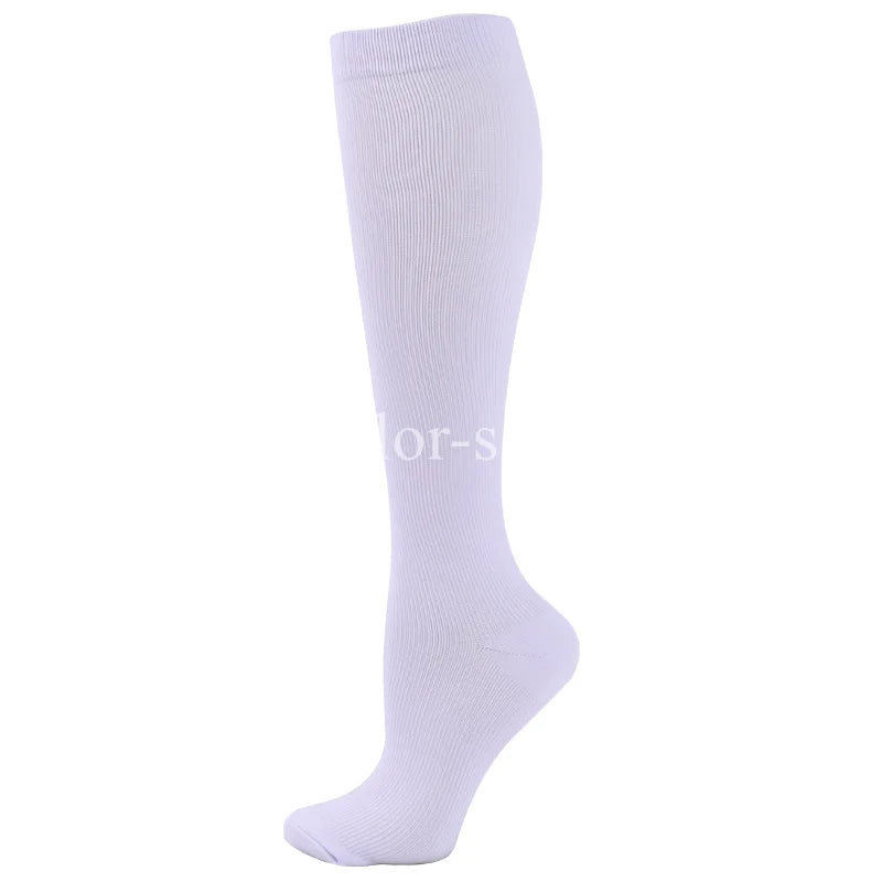 New Compression Socks Fit for Nurse Doctor Varicose Veins Edema Diabetes Travel Flight Hiking Recovery Running Fitness Socks