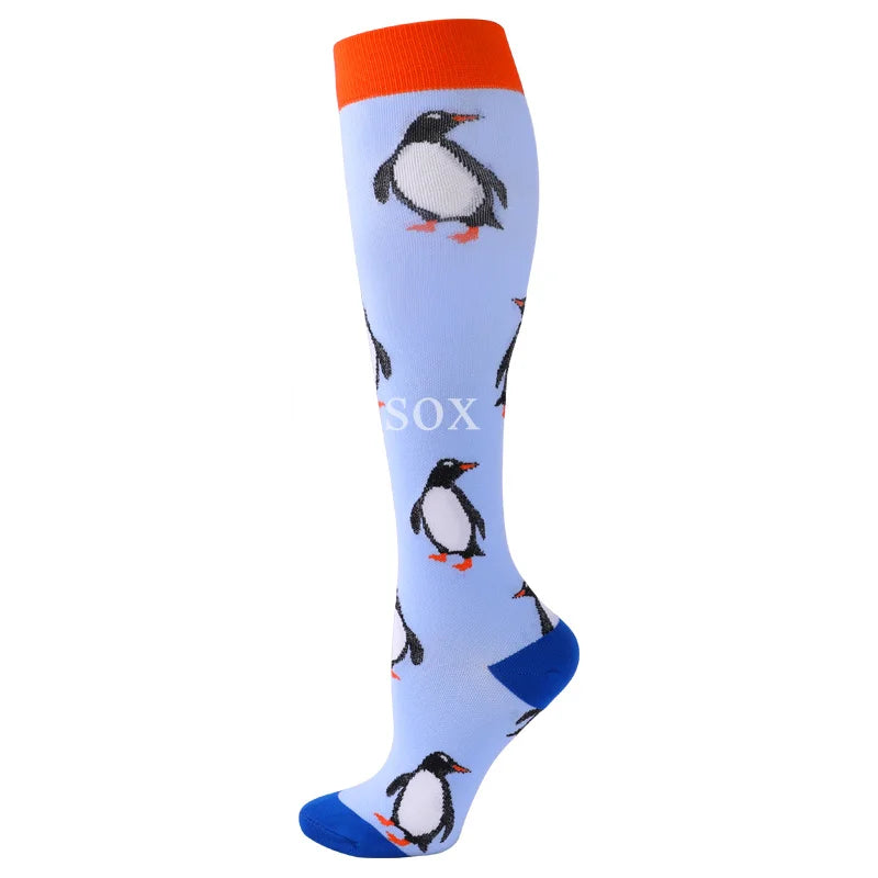 New Compression Socks Panda Cute Animal Socks Men Women Compression Socks For Running, Medical, Edema, Diabetes, Varicose Veins