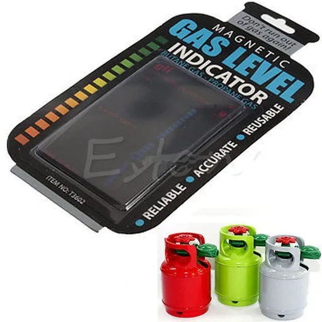 10pcs Gas Tank Level Indicator Magnetic Gauge Caravan Bottle Propane Butane LPG Fuel Gas Tank Level Indicators Mar15-45