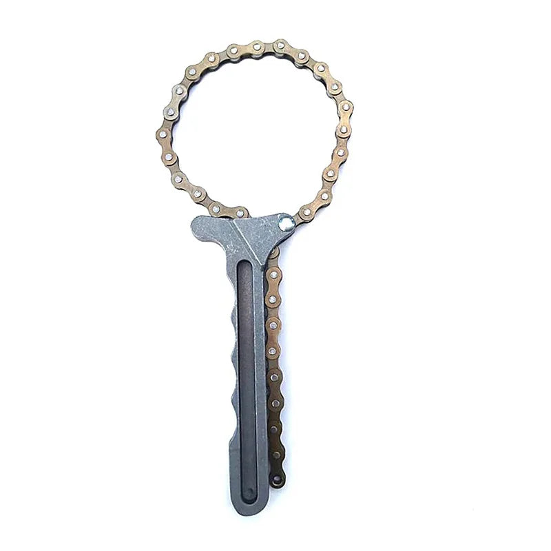 Universal Oil Filter Chain Wrench Remover Tool | Clé à chaîne universelle filtre à huile