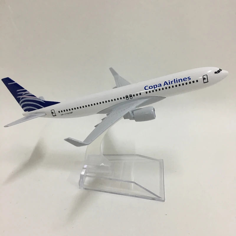 JASON TUTU 16cm Copa Airlines Boeing B737-800 Model Airplane Diecast Metal 1/400 Scale Plane
