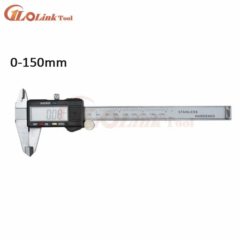 Industrial level metal case Stainless Steel Digital Caliper 0-50mm 0-150mm 200mm 300mm Electronic slide caliper micrometer gauge