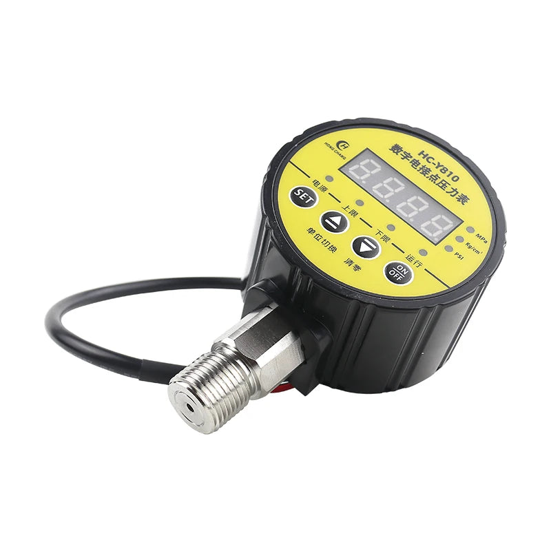 Digital Pressure Gauge Digital Intelligent Pressure Gauge Pump Negative Pressure Water Pressure Switch Controller AC220V 380V