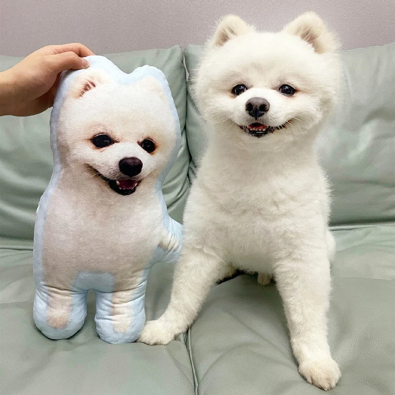 Personalized Photo DIY Pet Cushion Stuffed Animal Pillow Custom Dog Cat Picture Cushion Mother's Day Gift Loss Memorial Gift