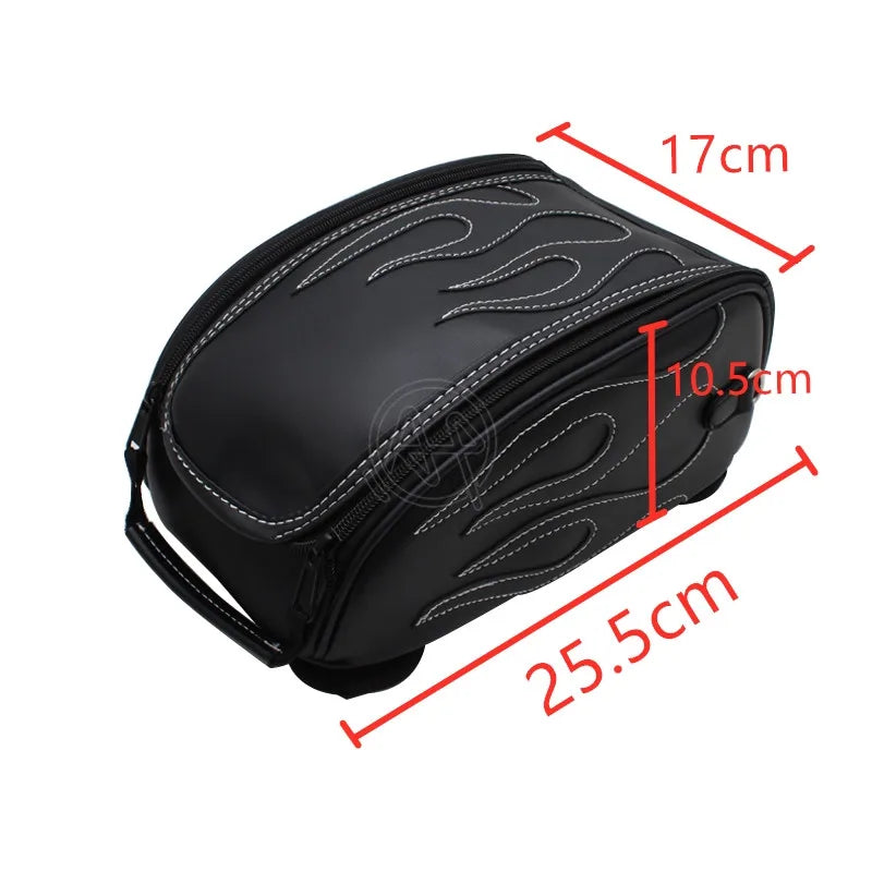 Waterproof Magnetic Motorcycle PU Leather Oil Fuel Tank Travel Bag for Harley-Davidson Honda Rebel  CM300 CM500 CMX500
