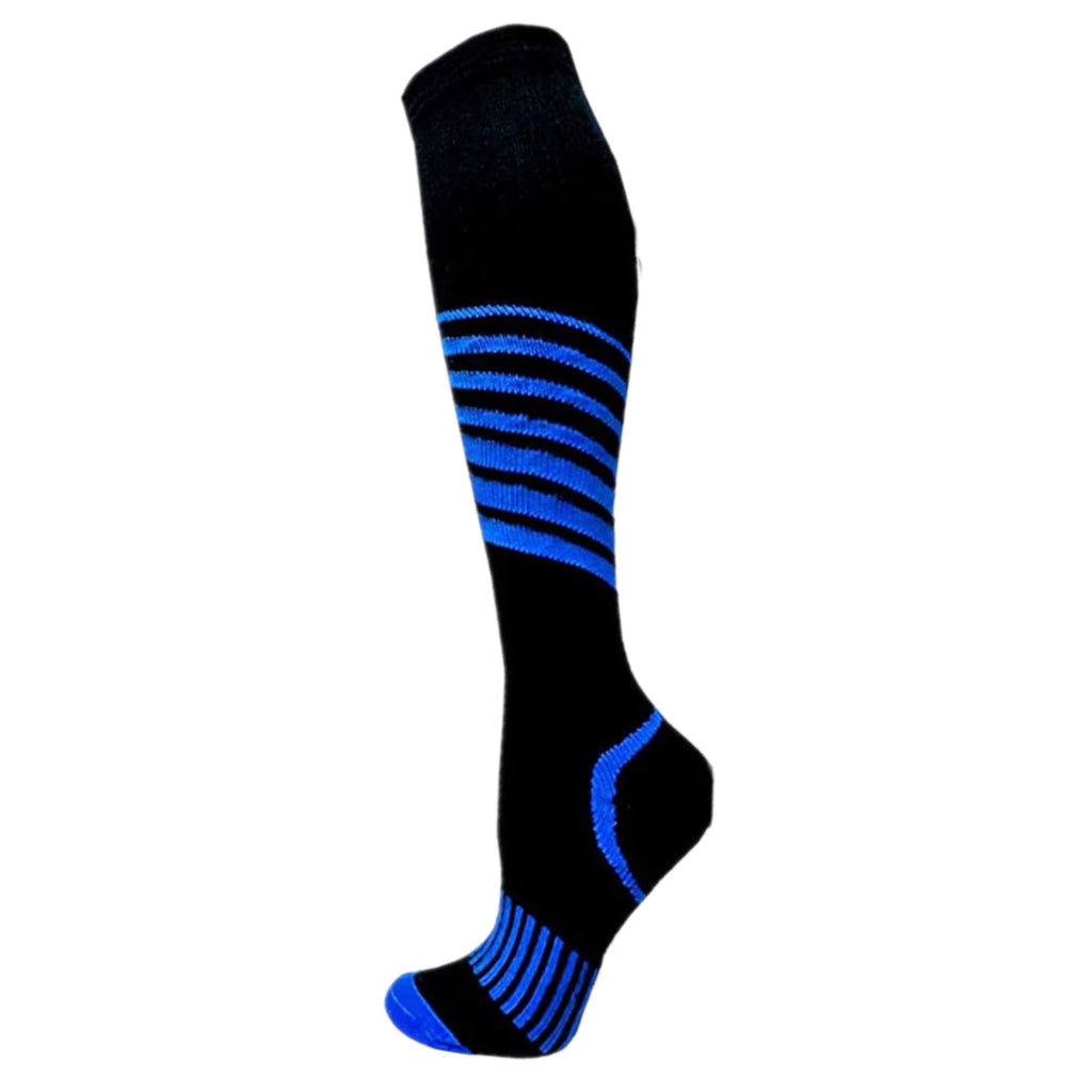 Compression Stockings Blood Circulation Promotion Slimming Compression Socks Anti-Fatigue Comfortable Solid Color Socks