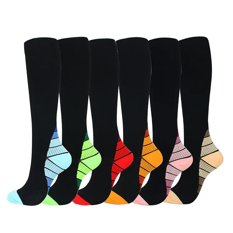 New Compression Socks Wholesale Athletic Best Graduated Medical Nursing Socks Men Women Fit For Running Outdoor Hiking Flight