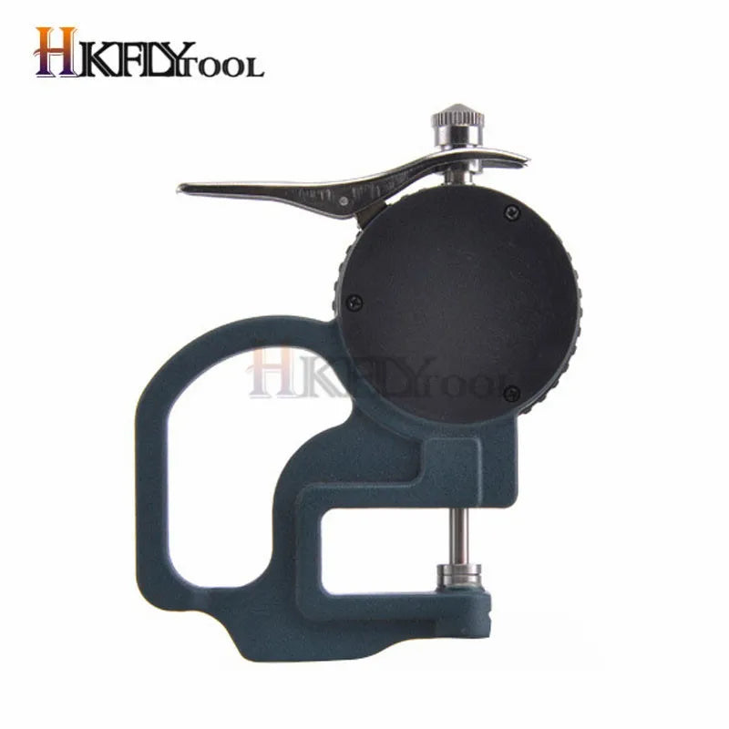 High Precision 0-10mm 0.01mm Dial Thickness Gauge Leather Metal Case Tester Flat  Width Measuring Instrument Tools